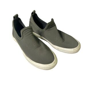 Superga 39.5 women’s army green neoprene shoes